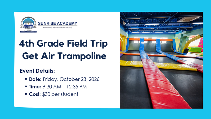 4th Grade Field Trip to Get Air Trampoline Park 2026